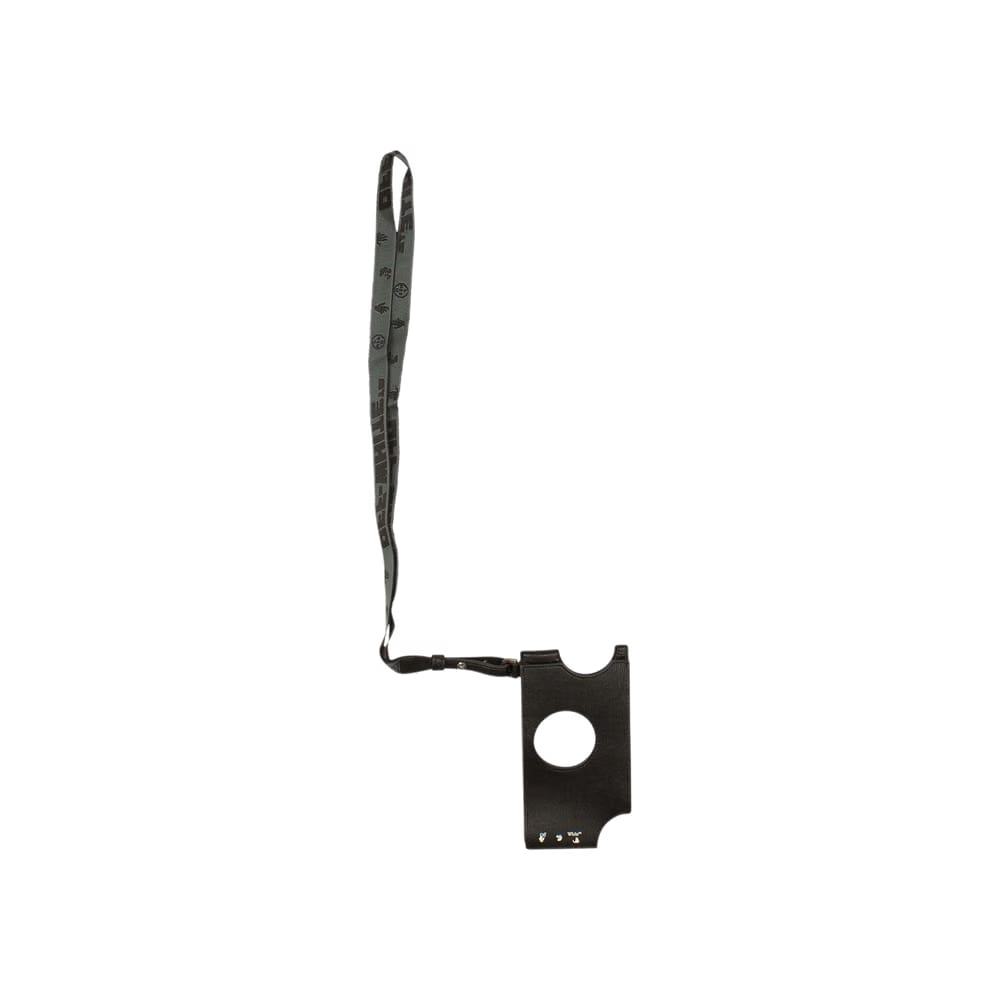 Off-White Swiss Cut Out Phone Bag Black