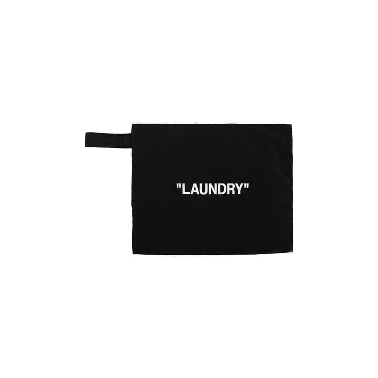 Off-White Laundry Woven Pouch Black