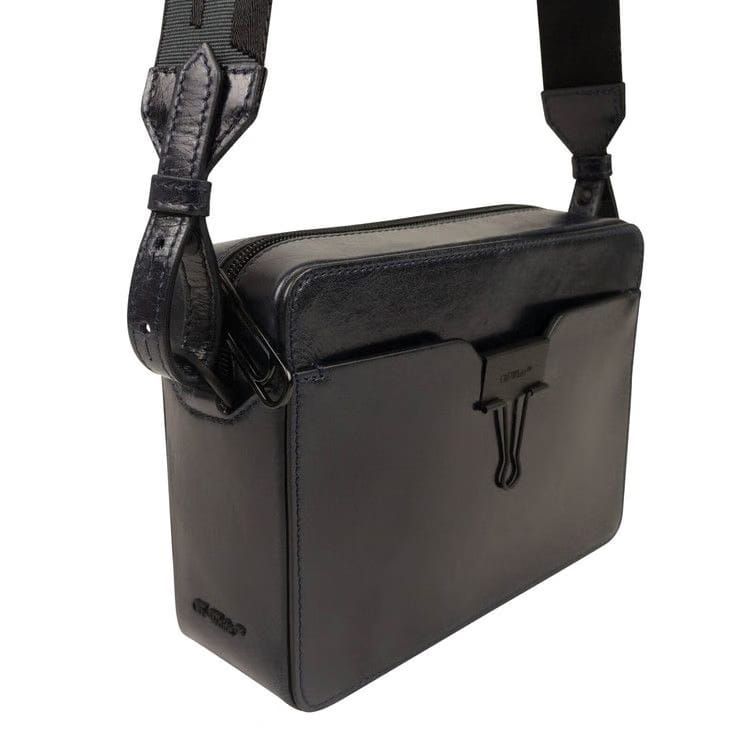 Off-White Leather Camera Bag Black