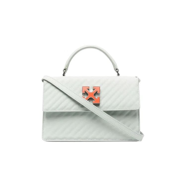 Off-White Jitney 1.4 Top Handle Bag Sage