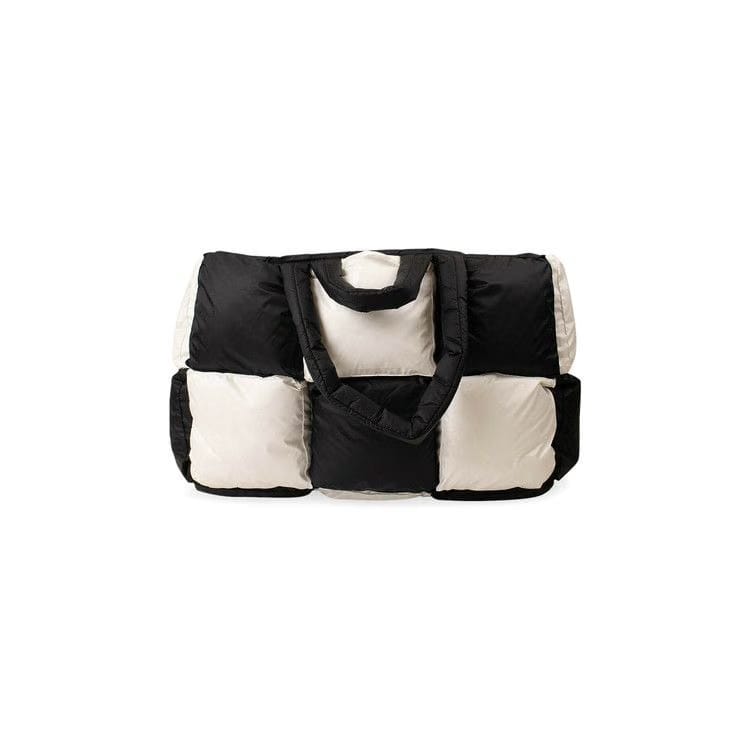 Off-White Padded Square Oversize Tote Bag Multicolor