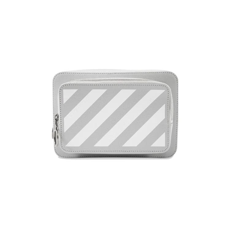Off-White Leather Belt Bag Graphite White