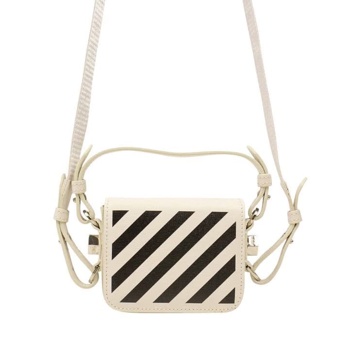 Off-White Diagonal Baby Flap Bag Multicolor