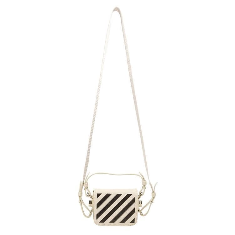 Off-White Diagonal Baby Flap Bag Multicolor
