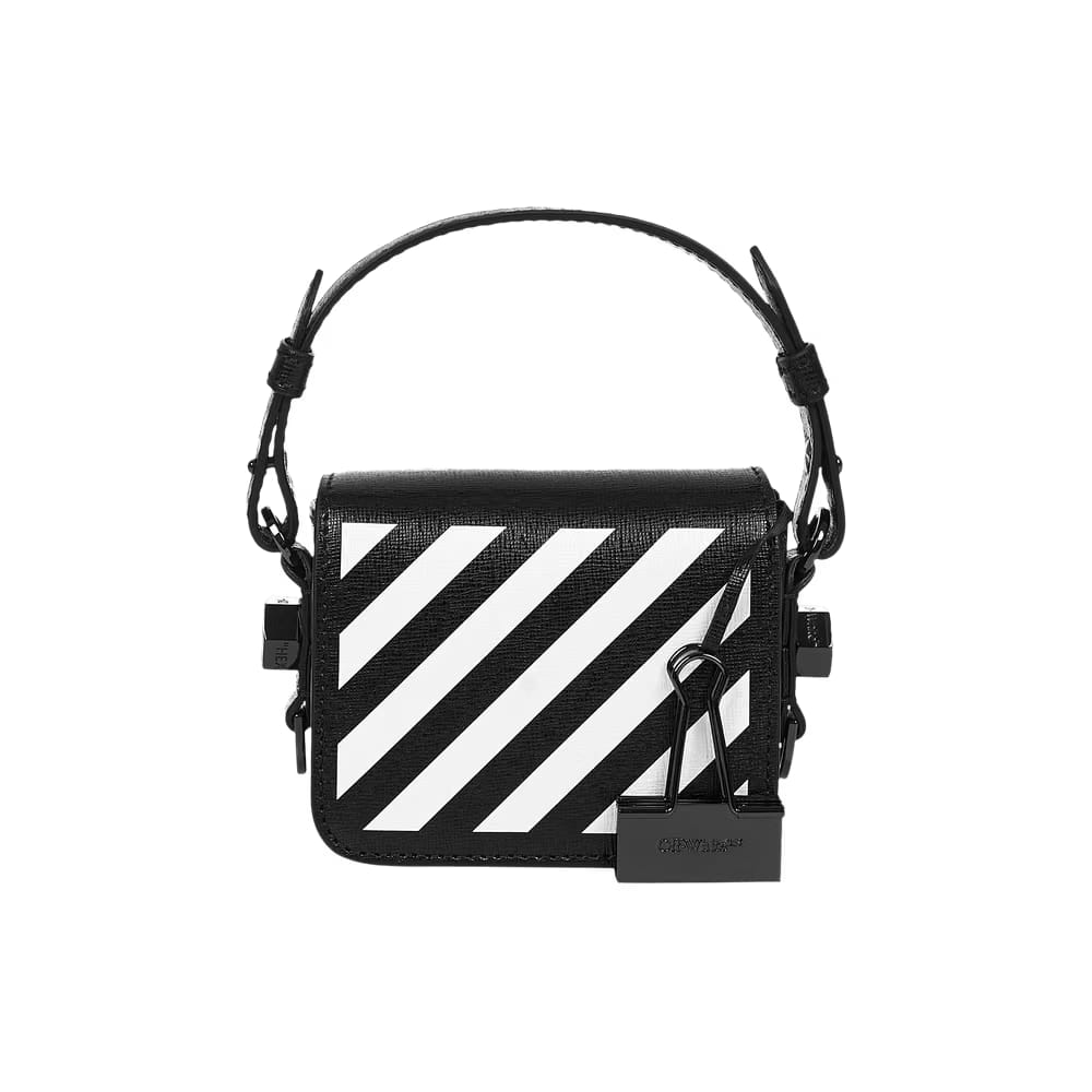 Off-White Diag Baby Flap Bag Black