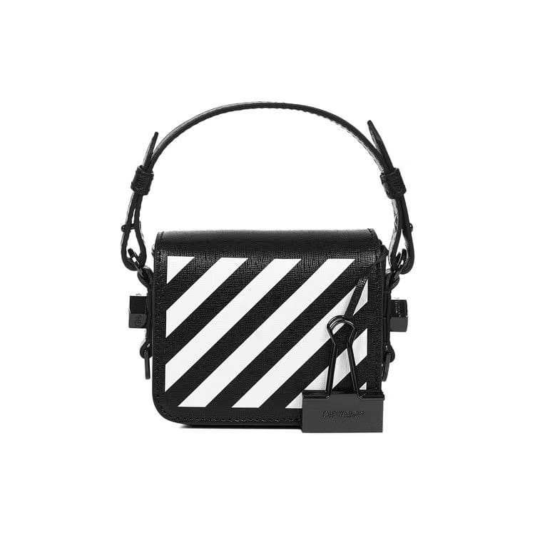 Off-White Diag Baby Flap Bag Black