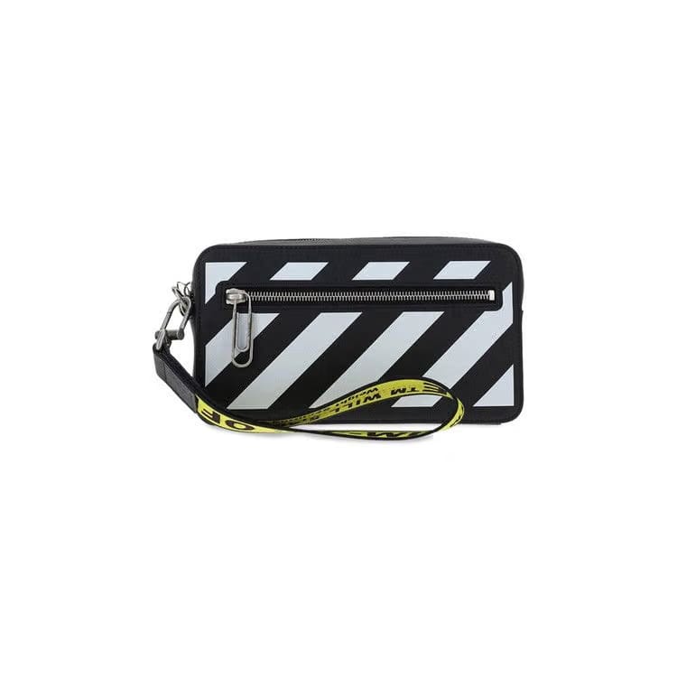 Off-White Binder Diag Saff Clutch Black/White