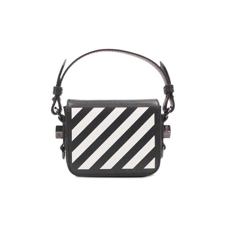 Off-White Binder Clip Bag Black/White