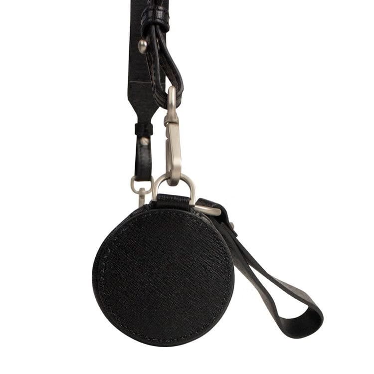 Off-White Leather Sculpture Shoulder Bag Black