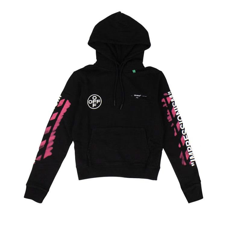 Off-White Stencil Arrow Hoodie Black