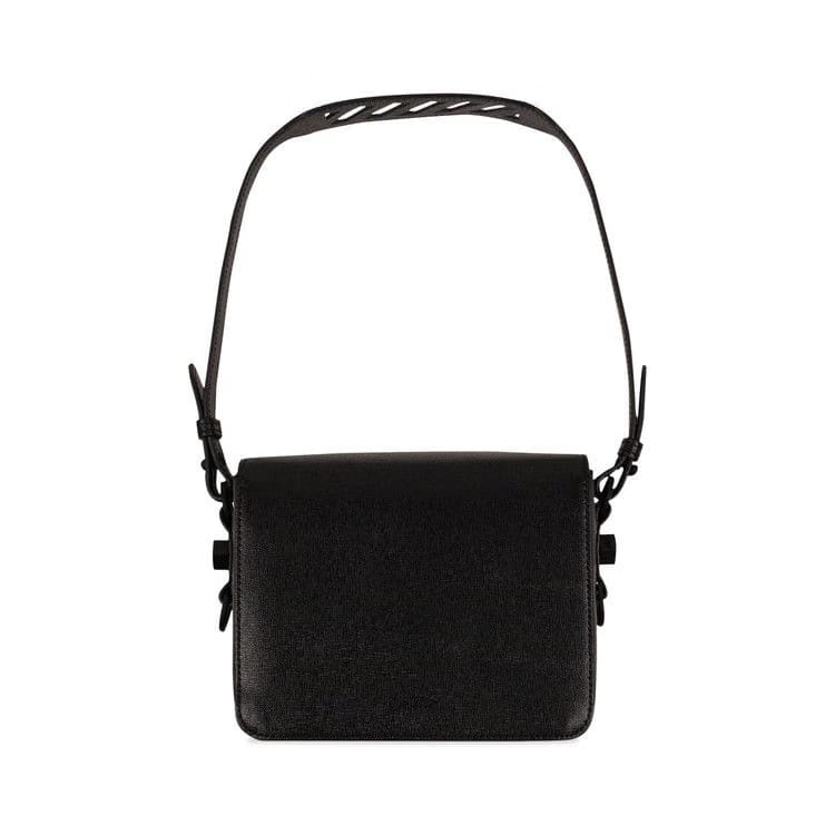 Off-White Diagonal Flap Bag Black