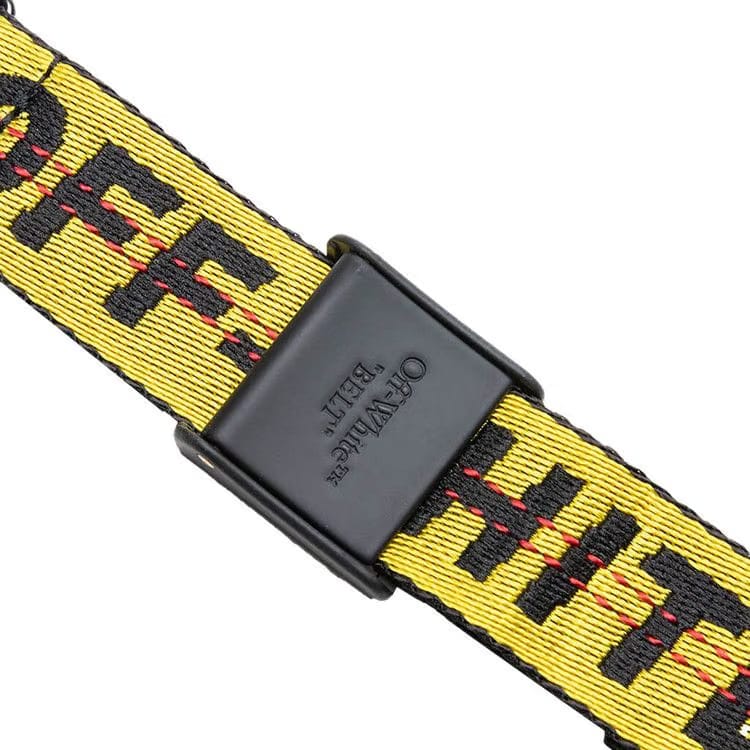Off-White iWatch Industrial Belt Band Yellow/Black