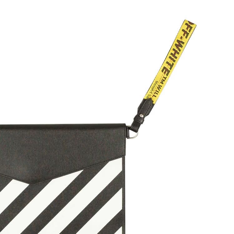 Off-White Diag Flat Pouch Black