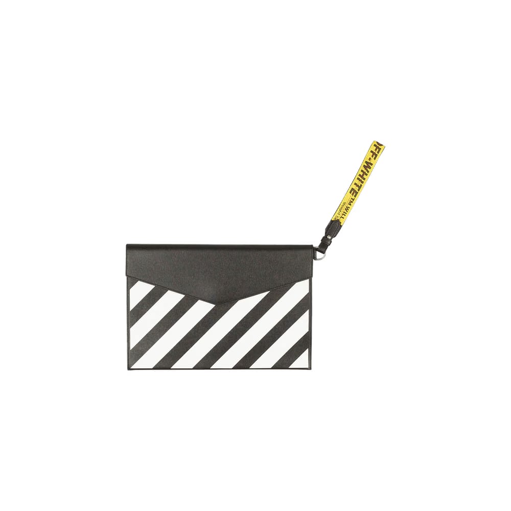 Off-White Diag Flat Pouch Black