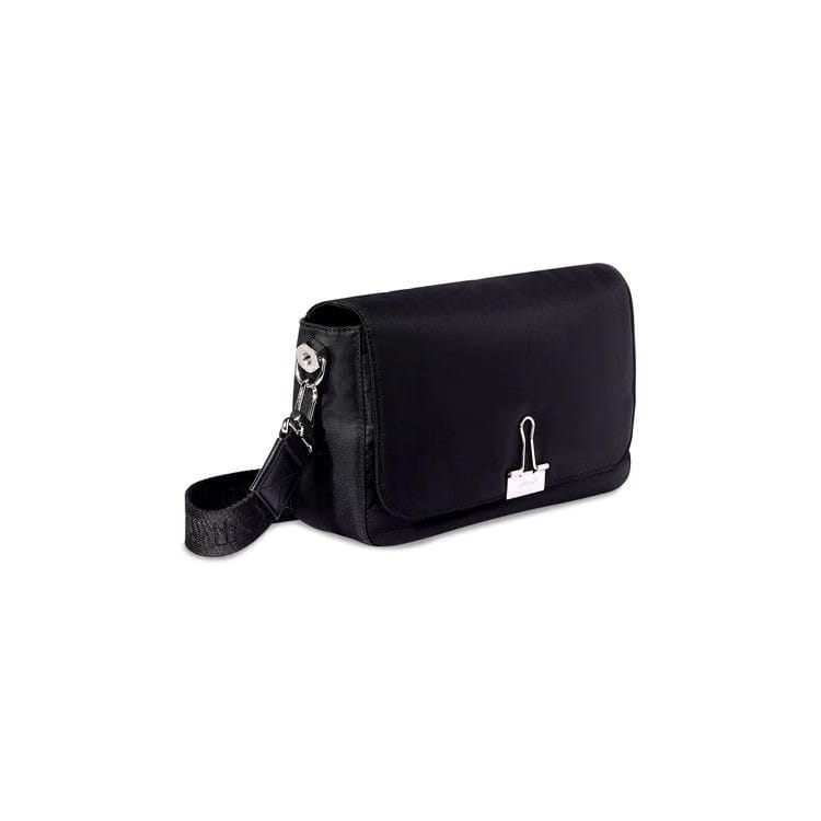 Off-White Soft Binder Shoulder Bag Black