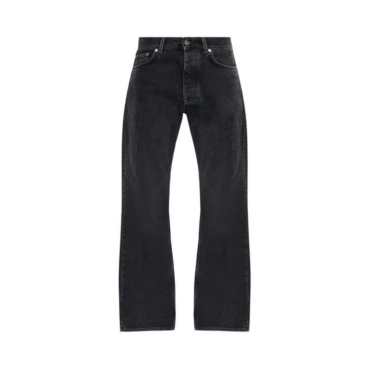 Off-White Script Logo 90s Skate Jeans Vintage Black