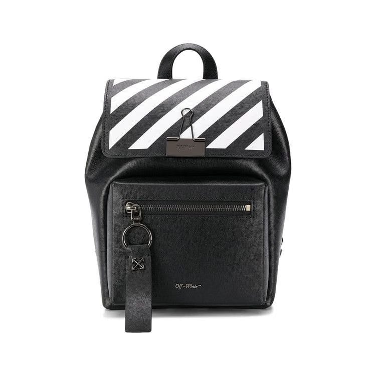 Off-White Diag Binder Backpack Black / White
