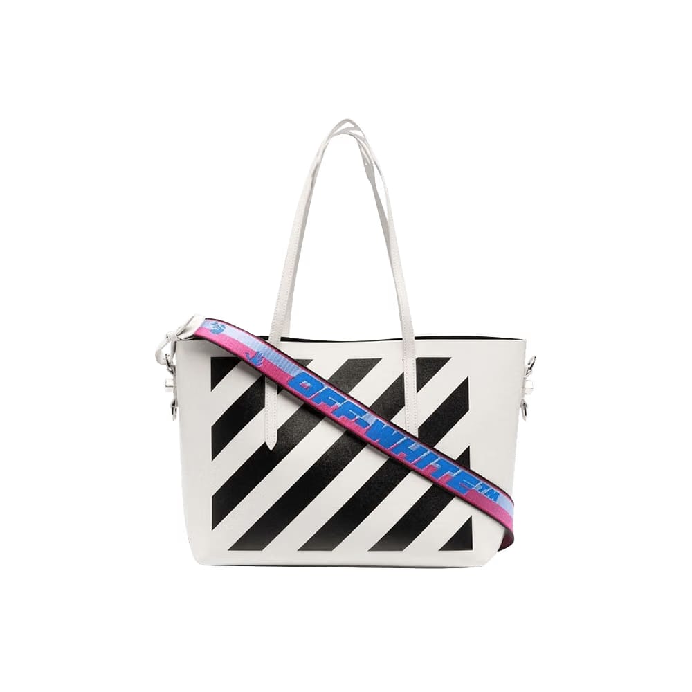 Off-White Diag Binder Shopper White/Black