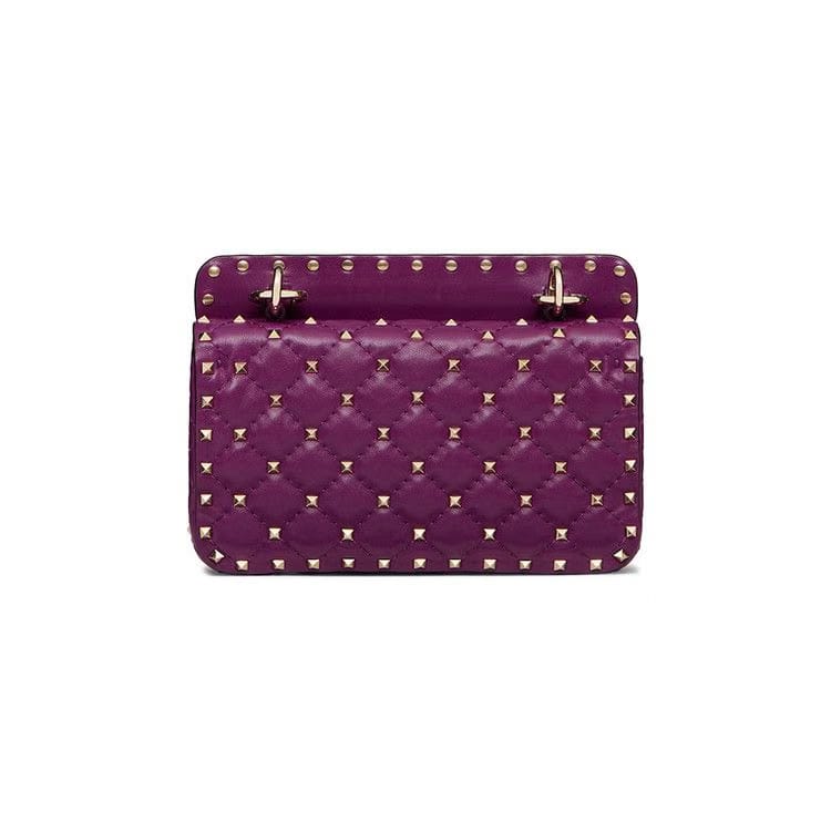 Valentino Rockstud Spike Medium Burgundy