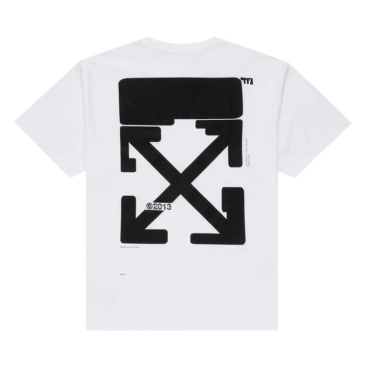Off-White Tech Marker Shorts-Sleeve Over T-Shirt White/Black