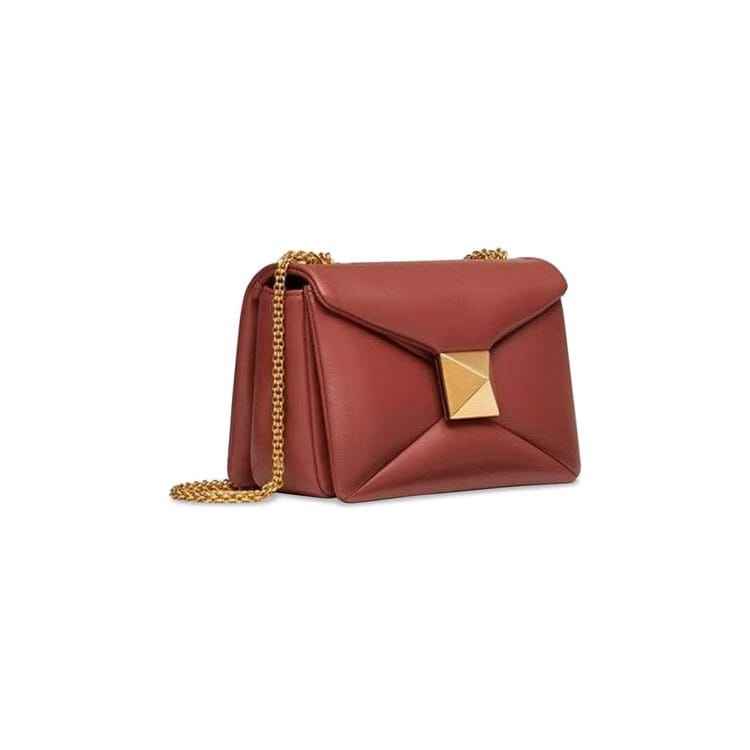 Valentino One Stud Bag Brown