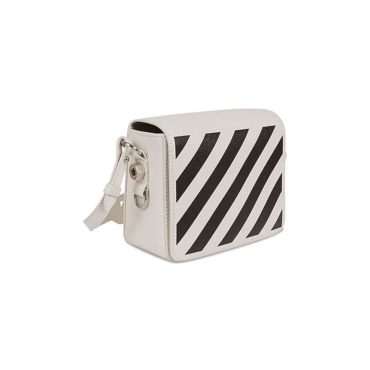Off-White Diag Flap Bag Off White/Black