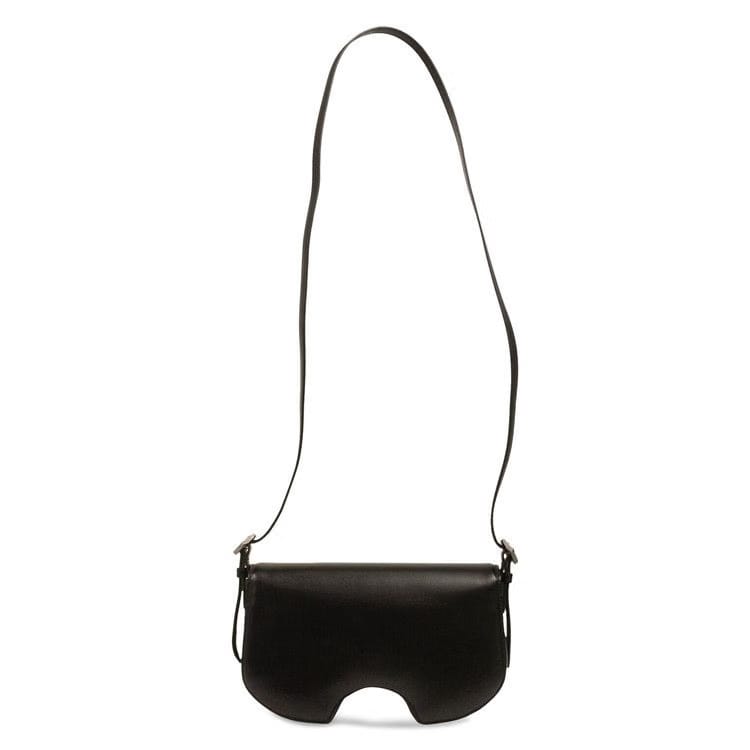 Off-White Swiss Flap Crossbody Bag Black
