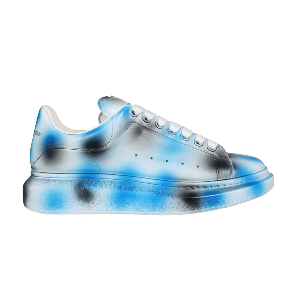 Alexander McQueen Oversized Sneaker Spray Paint - Black Blue
