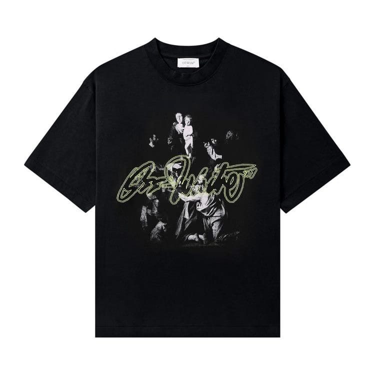 Off-White Script Mary Skate Tee Black