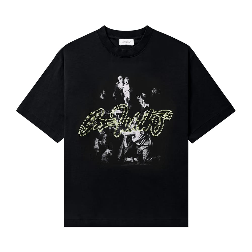 Off-White Script Mary Skate Tee Black
