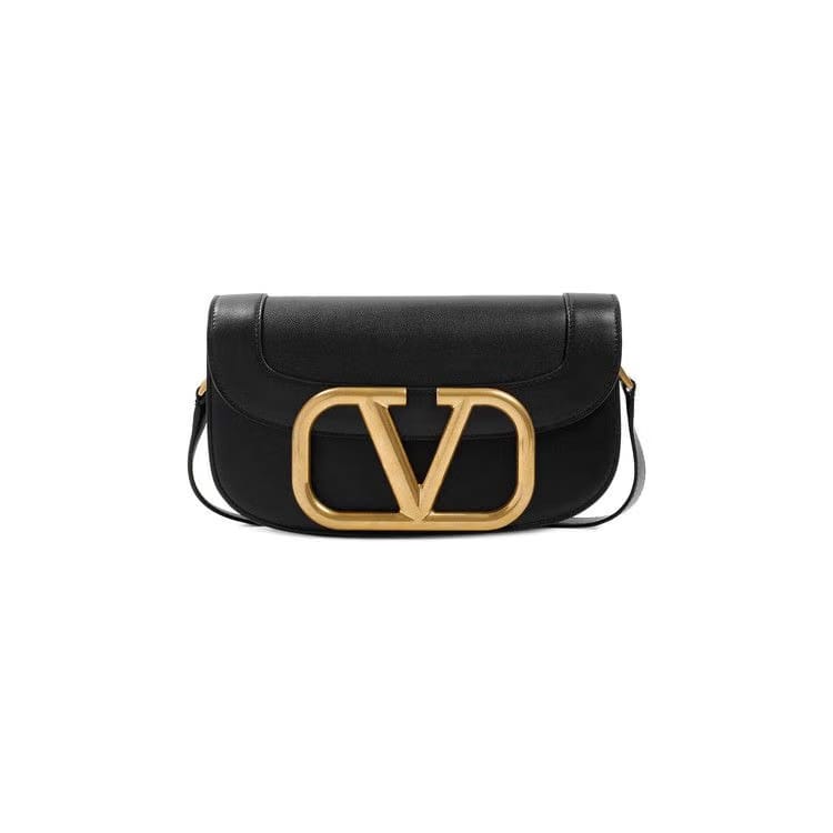 Valentino Supervee Crossbody Bag Black