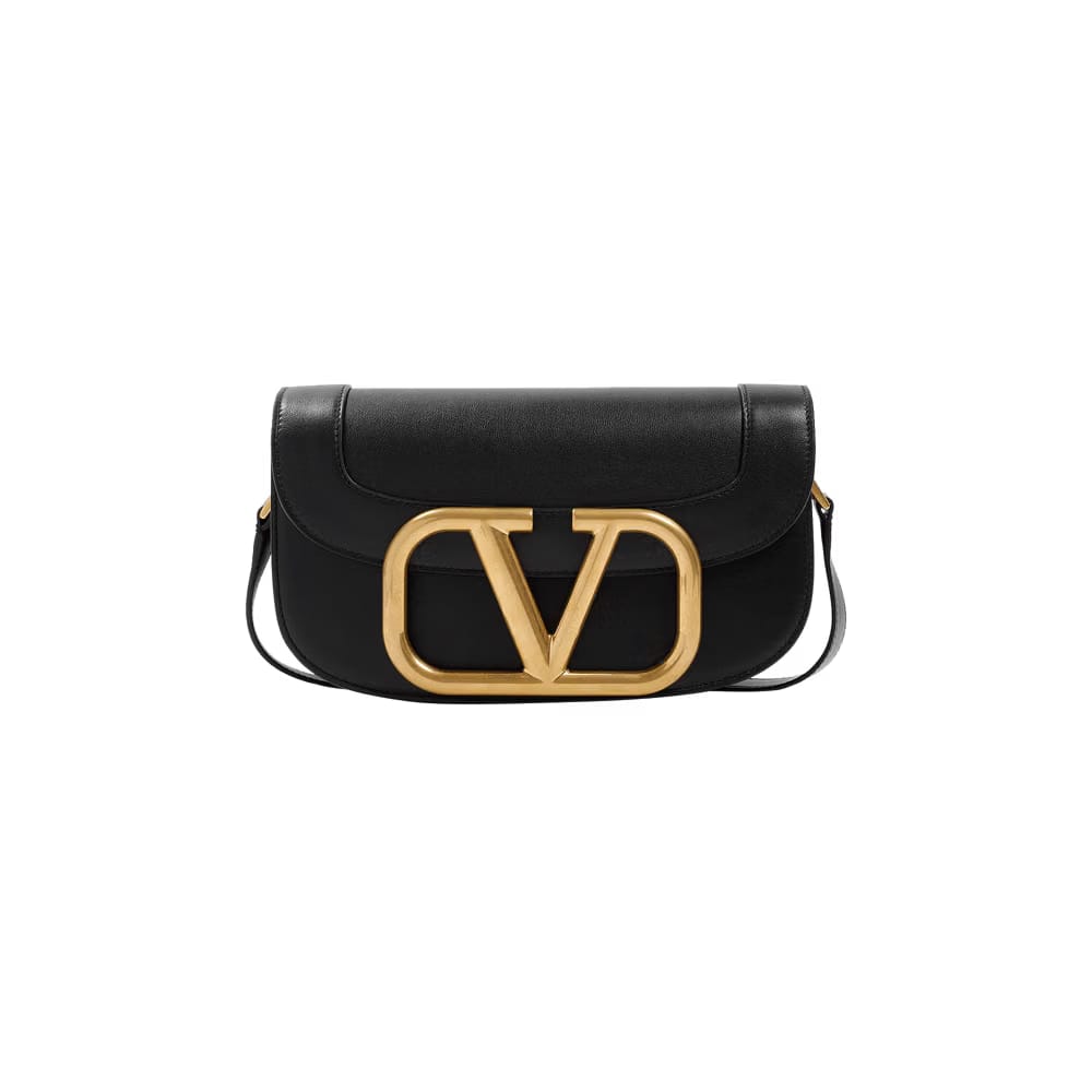 Valentino Supervee Crossbody Bag Black