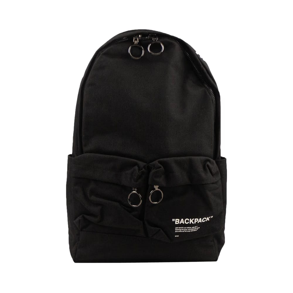 Off-White Quote Backpack Black