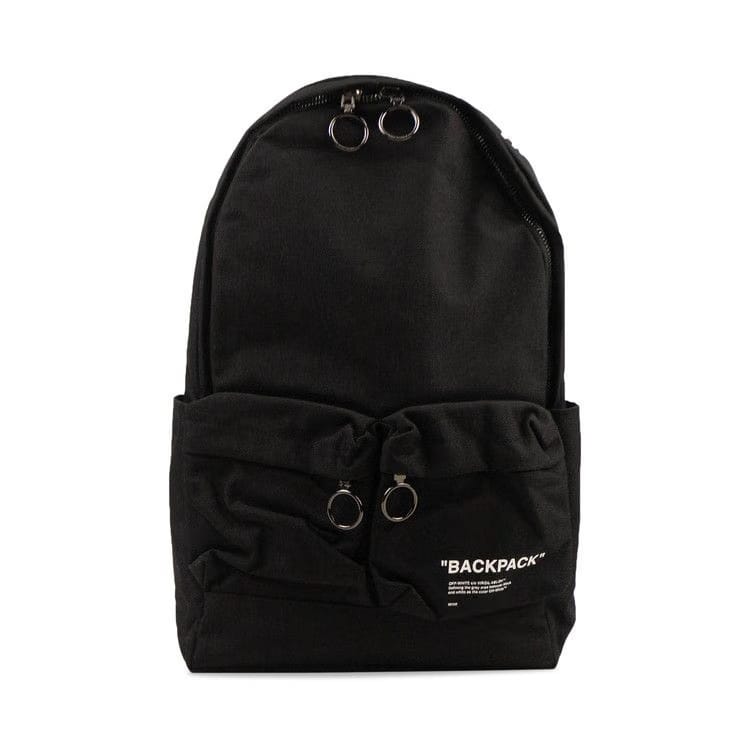 Off-White Quote Backpack Black