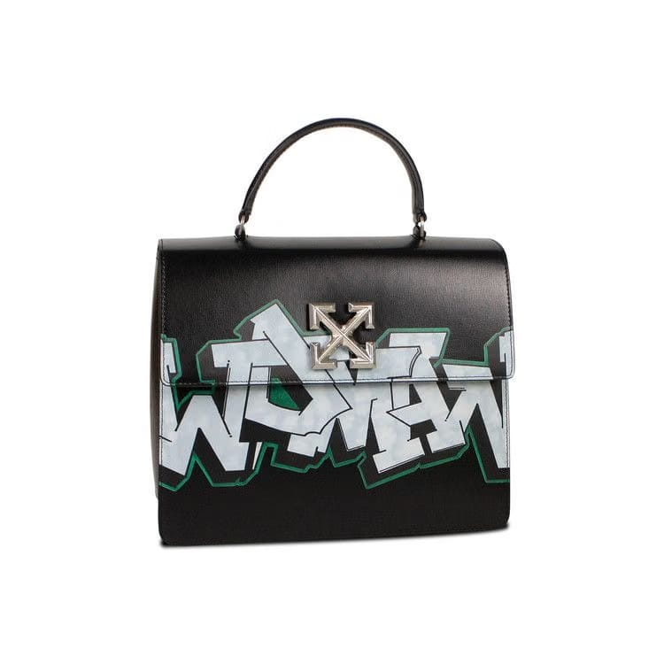 Off-White Graffiti Tote Bag Black