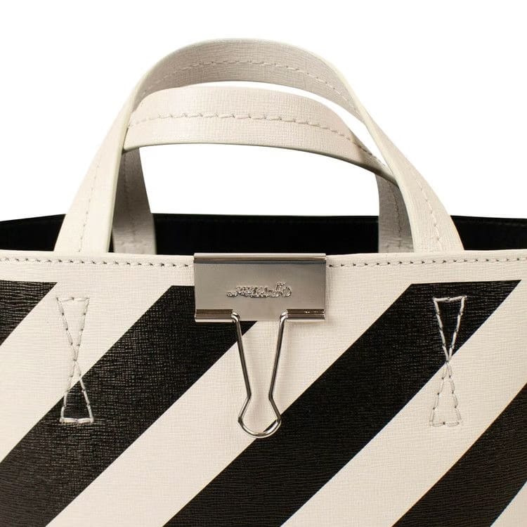 Off-White Diag Tote Bag White/Black