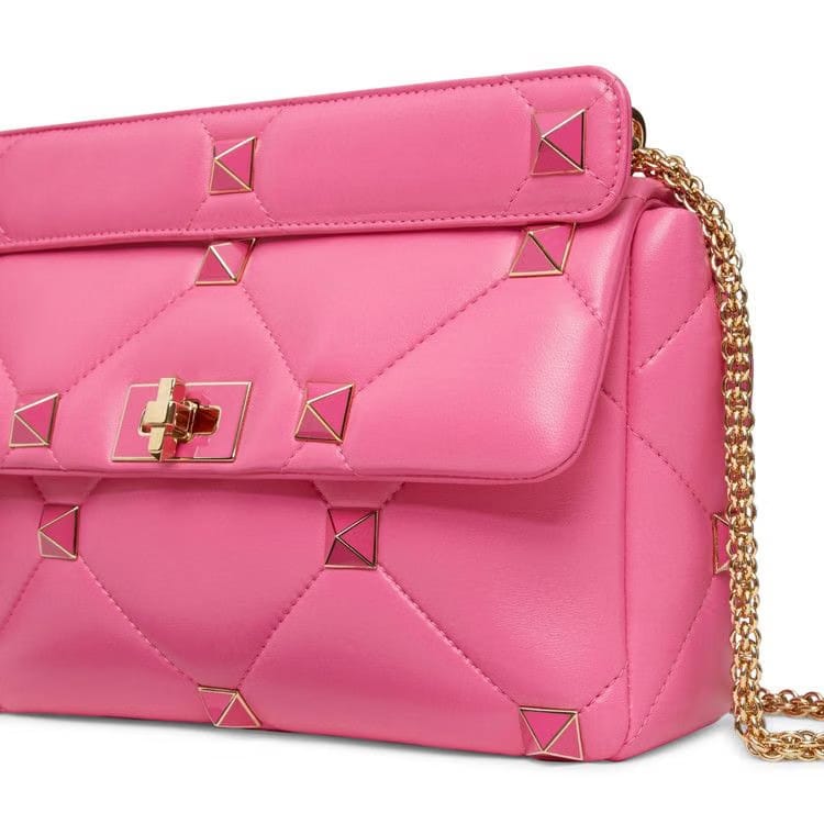 Valentino Large Shoulder Bag Pink