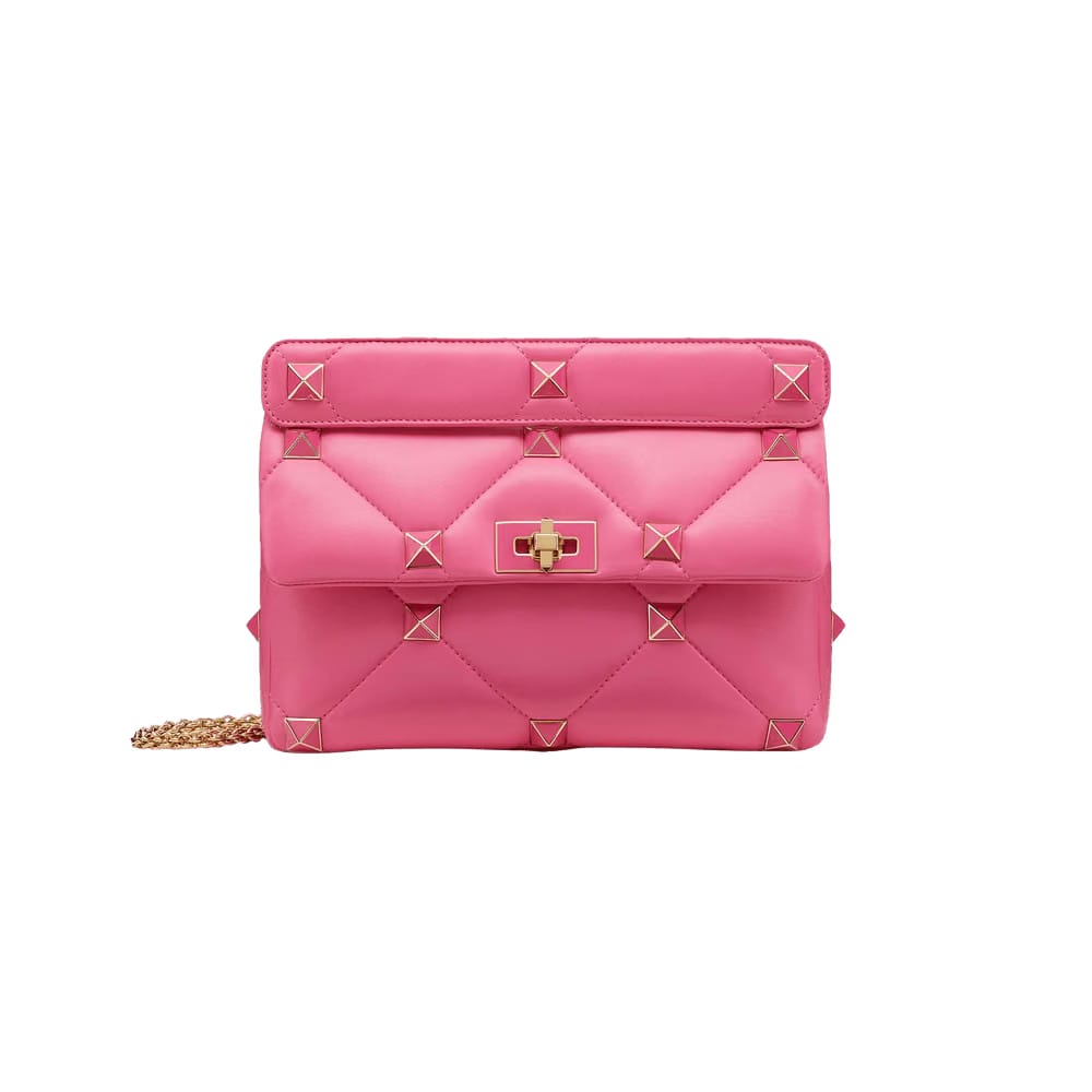Valentino Large Shoulder Bag Pink