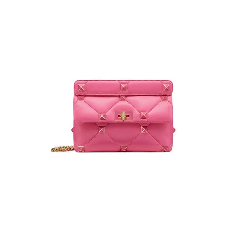 Valentino Large Shoulder Bag Pink