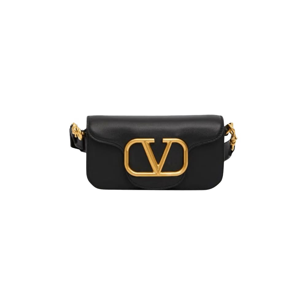 Valentino Mini Messenger Bag Black