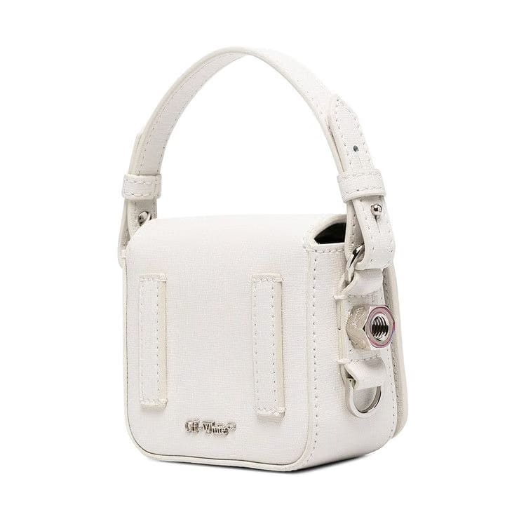 Off-White Diag Baby Flap Shoulder Bag White/Black