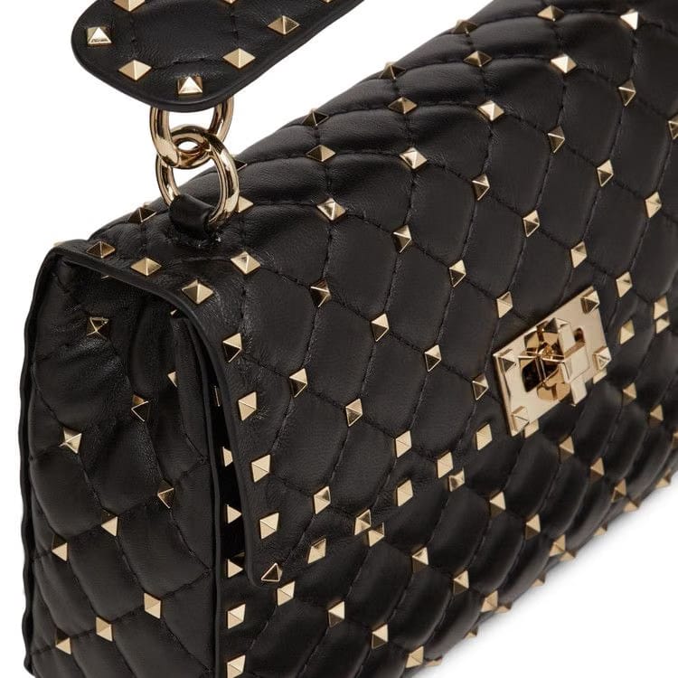 Valentino Rockstud Spike Medium Black