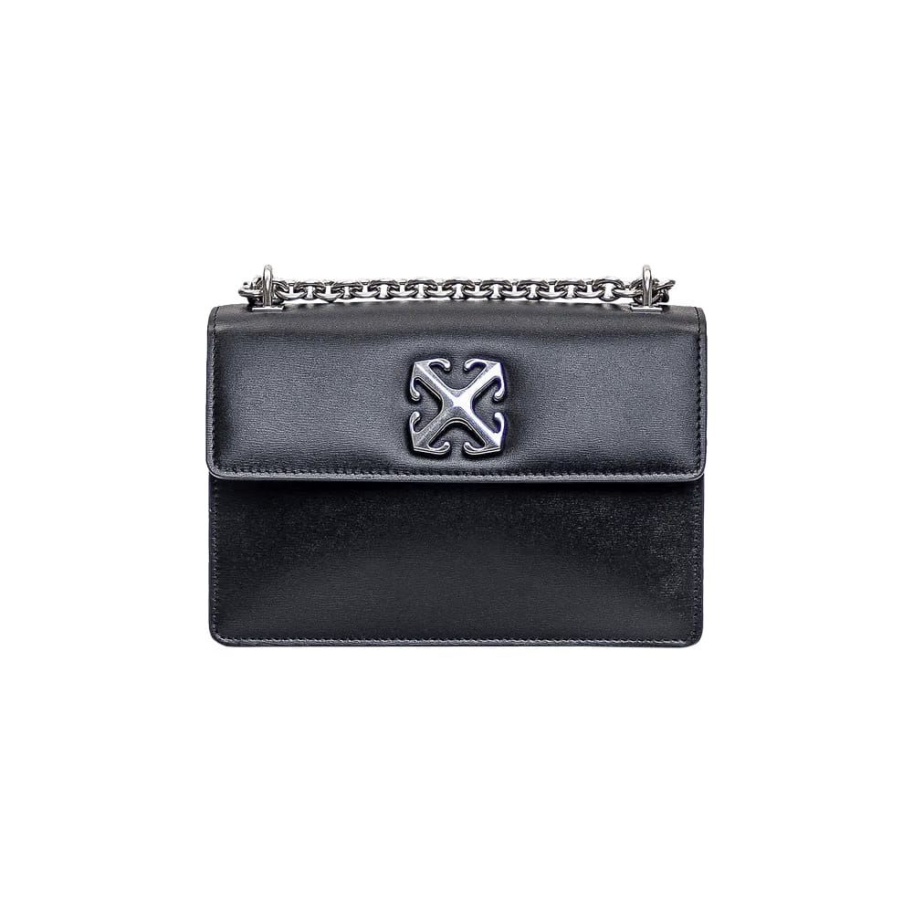Off-White Jitney 2.0 Catena Scorrevole Bag Black/Silver