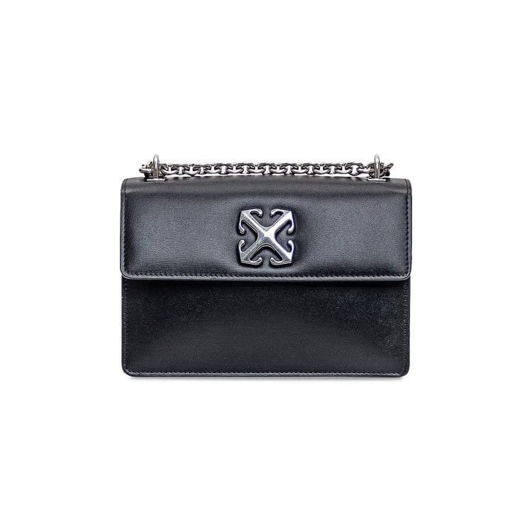 Off-White Jitney 2.0 Catena Scorrevole Bag Black/Silver