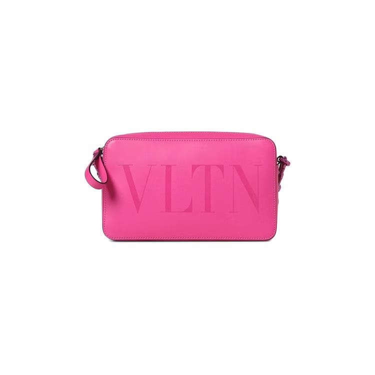 Valentino Leather Crossbody Bag Pink