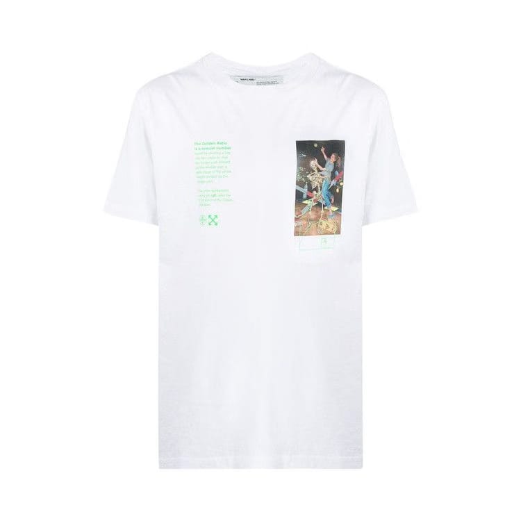 Off-White Pascal Painting Short-Sleeve Slim Tee White