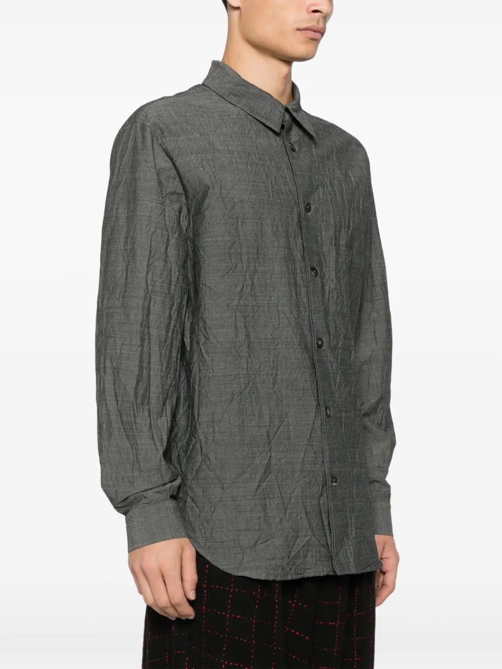 crinkled shirt