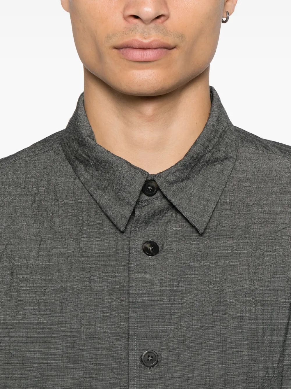 crinkled shirt