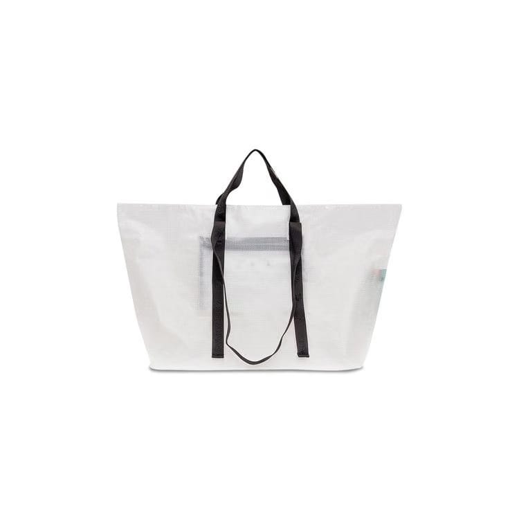 Off-White Logo PVC Tote White/Black