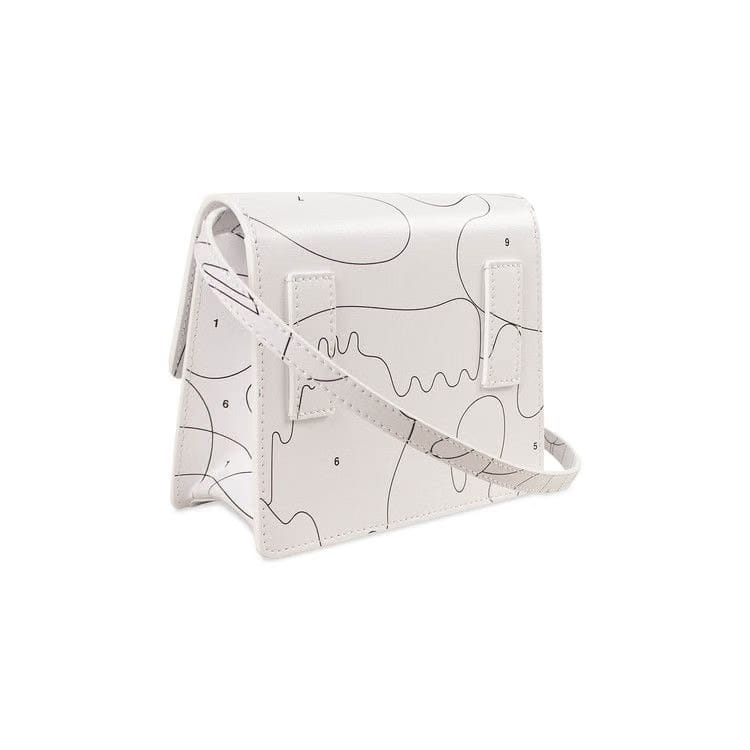 Off-White Puzzle Jitney Mini Crossbody Bag White